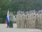 Policajn zabezpeenie slvnostnho ceremonilu privtania jednotky UNFICYP 